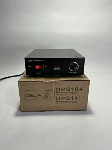 Delta DPS Power Supply 10 Amp Delta DPS10 12-13.8v AC/DC Ultra Compact Small Ham CB Radio