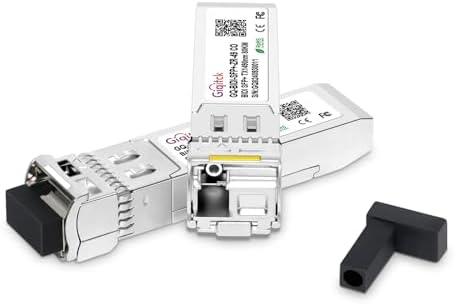 10GBASE-BX60-UD BiDi SFP+ Module, TX 1270nm/1330nm, RX 1330nm/1270nm, 60km DOM Simplex LC/UPC SMF Optical Transceiver Networking Mini Gbic for Dell GP-SFP-10GBX-U-60/ GP-SFP-10GBX-D-60