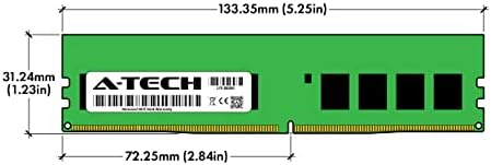 A-Tech 16GB RAM Replacement for Dell SNPR1WG8C/16G, AB663418, R1WG8, 0R1WG8 | DDR4 3200MHz PC4-25600 1Rx8 ECC Unbuffered UDIMM Single Server Memory Module
