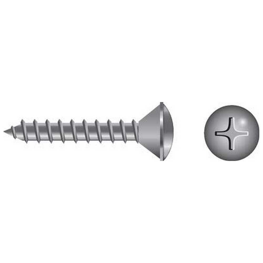 Seachoice 59608 Stainless Steel Phillips Machine Screw - Oval Head