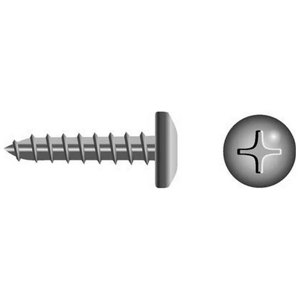 Seachoice 59568 Stainless Steel Phillips Tapping Screw - Pan Head