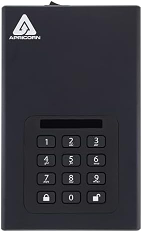 Apricorn 2TB Aegis Padlock DT 256-Bit Encrypted USB 3.0 Hard Drive (ADT-3PL256-2000