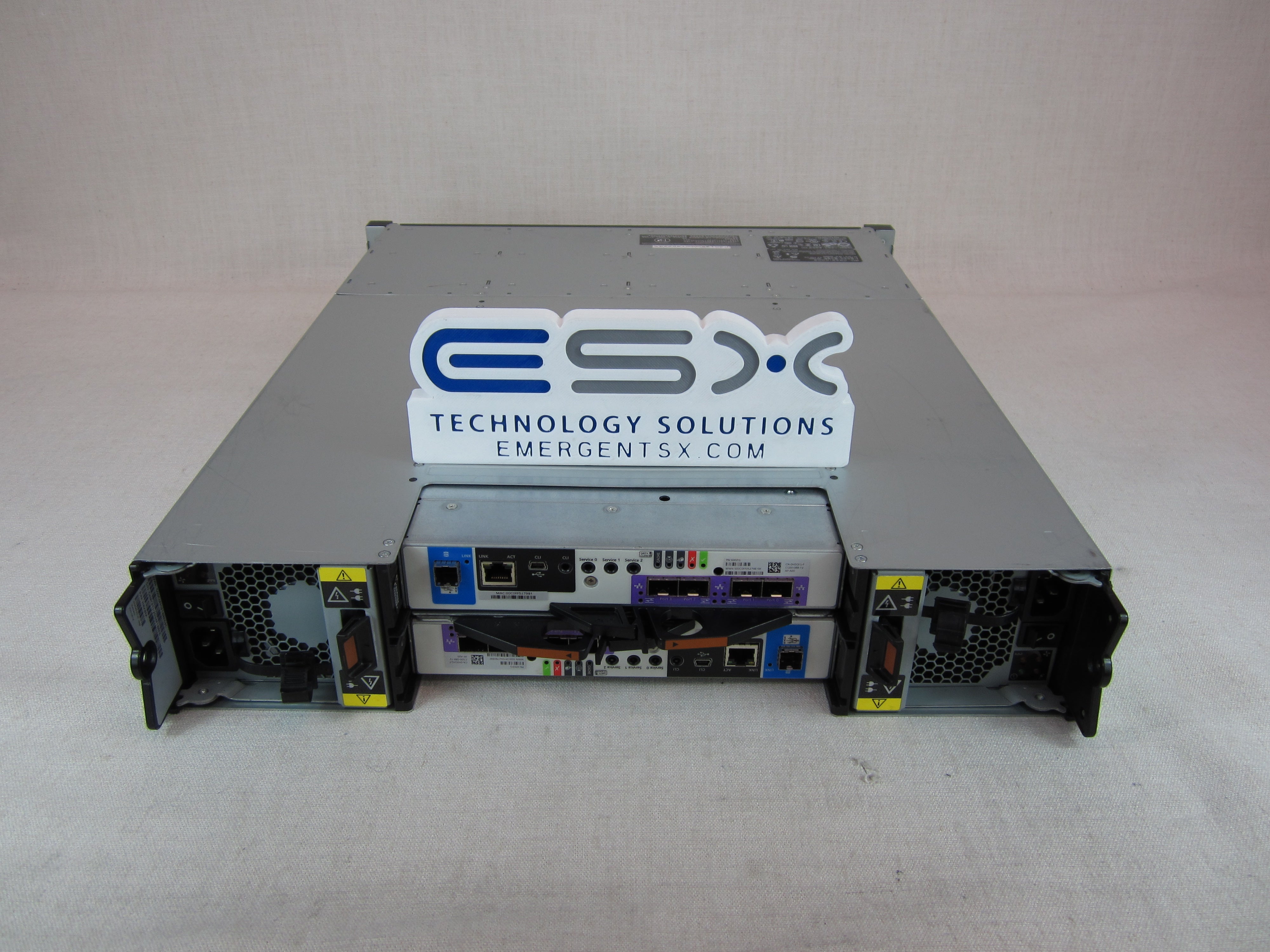 120TB Dell PowerVault ME4012 Storage - 2x 10G SFP+/16GB FC Controller, 2x PSU