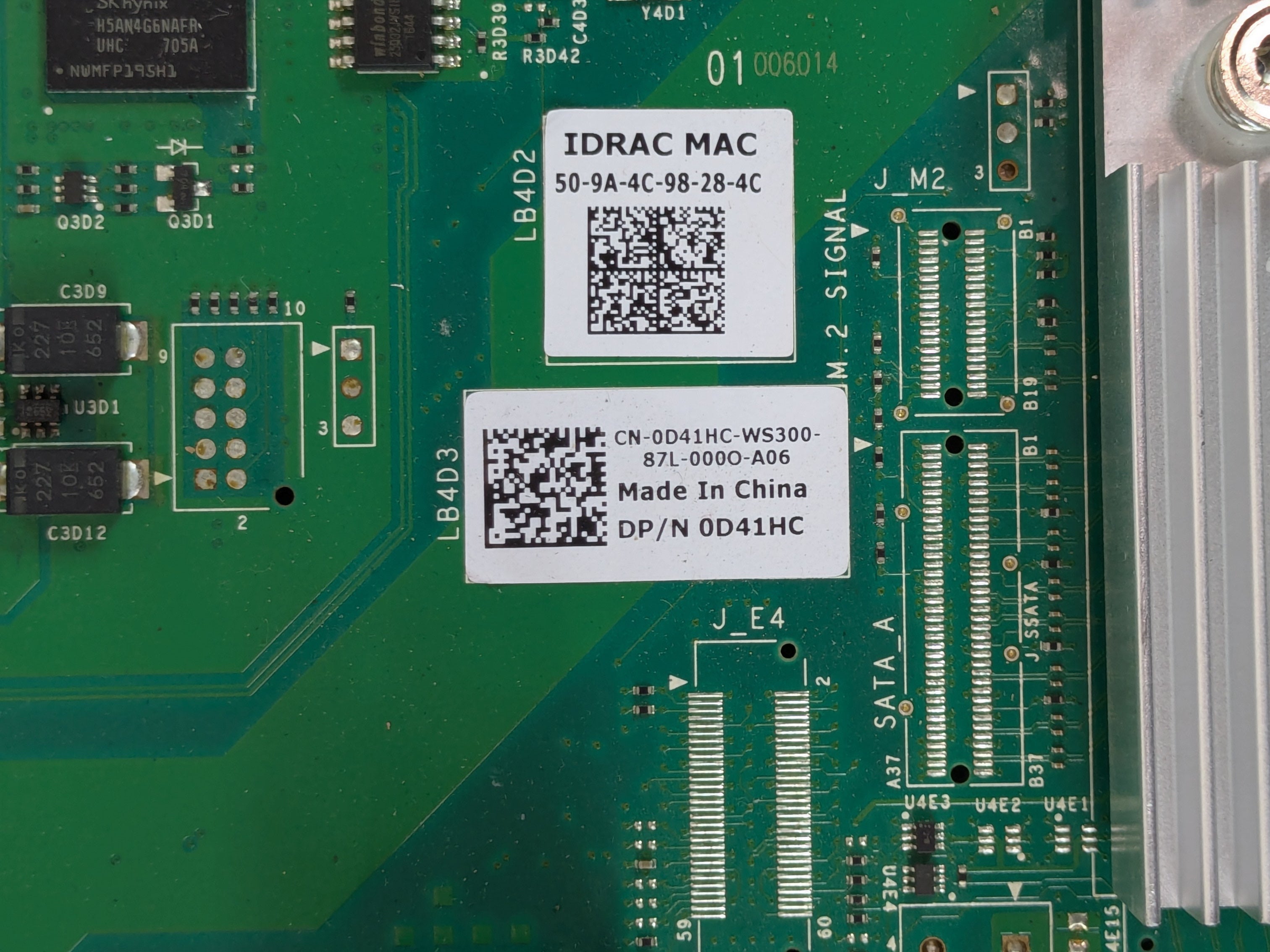 Dell D41HC Main System Motherboard Assembly for PowerEdge XC940