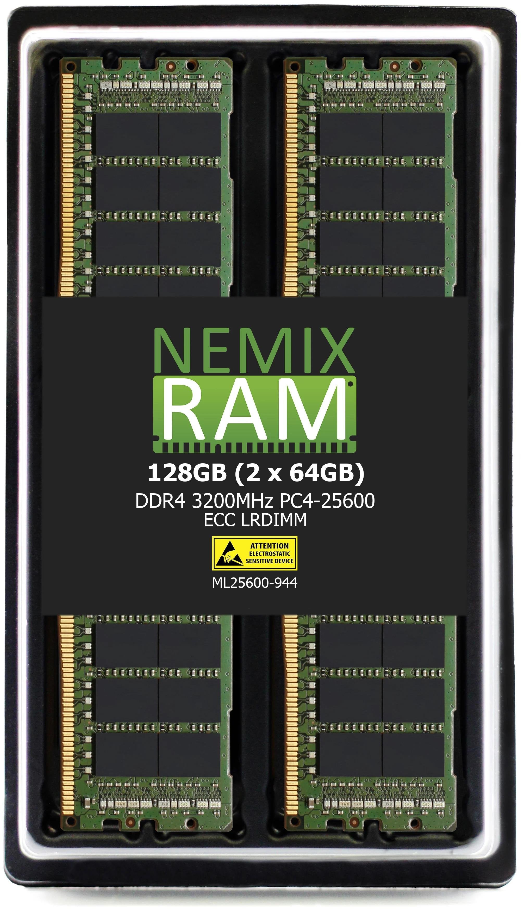 NEMIX RAM Memory Compatible with Hypertec TITAN TT520D-G5-04D3L/TT525D-G5C-08D2L GPU Server