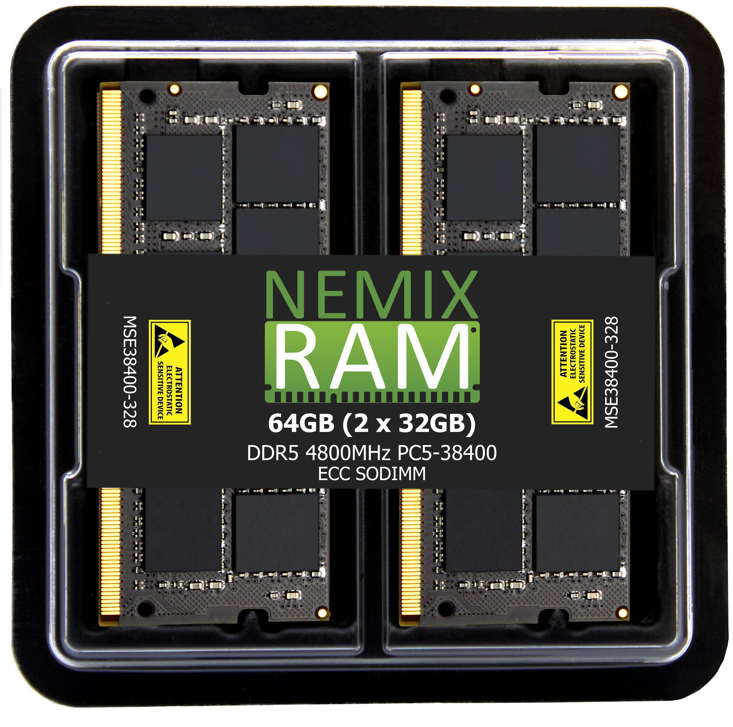 NEMIX RAM Memory Compatible with ASUSTOR LOCKERSTOR 4 Gen3 (AS6804T)