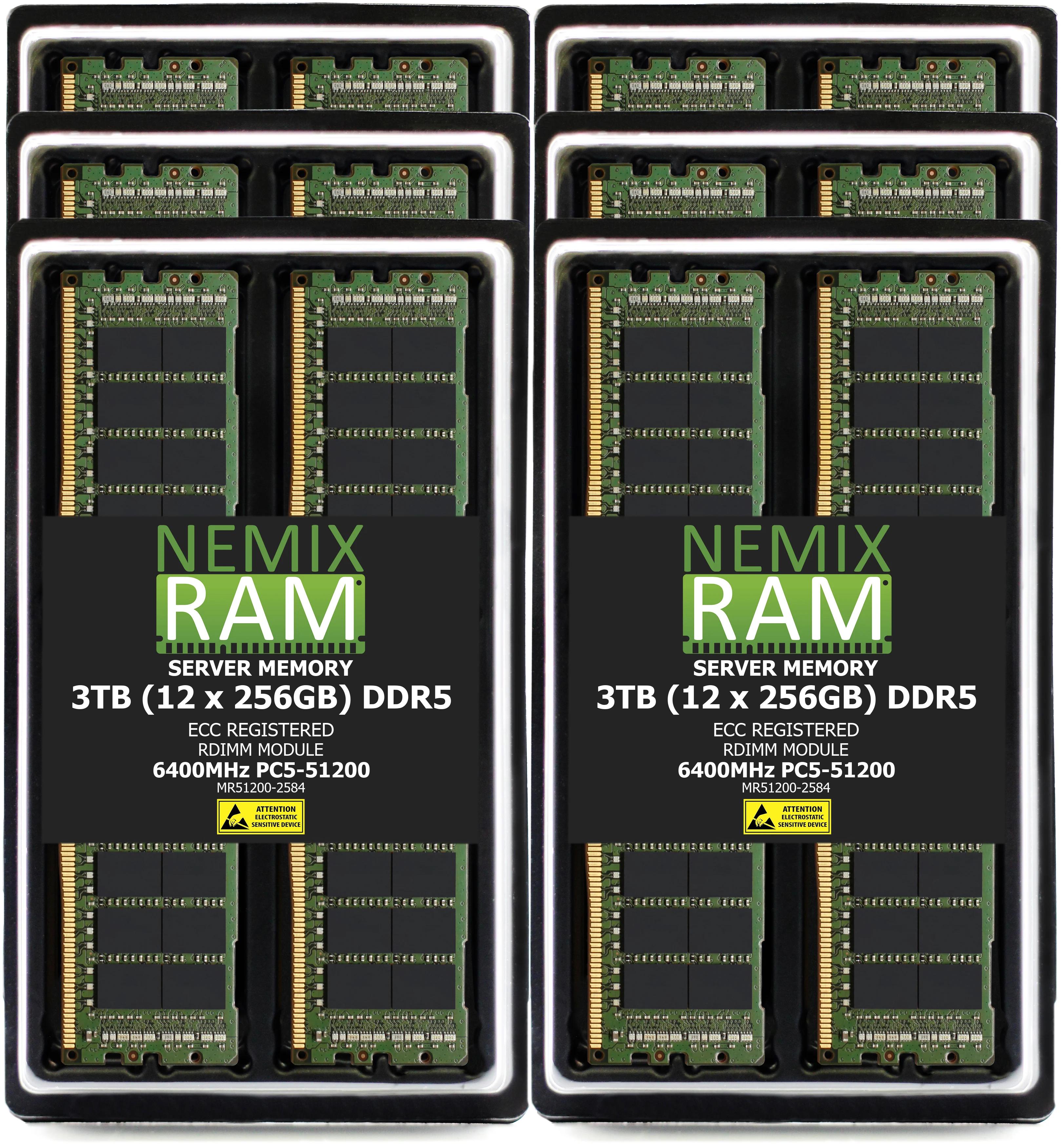 NEMIX RAM Memory Compatible with Hypertec TRIDENT iC610DR-G7-AP Immersion-born Compute Server