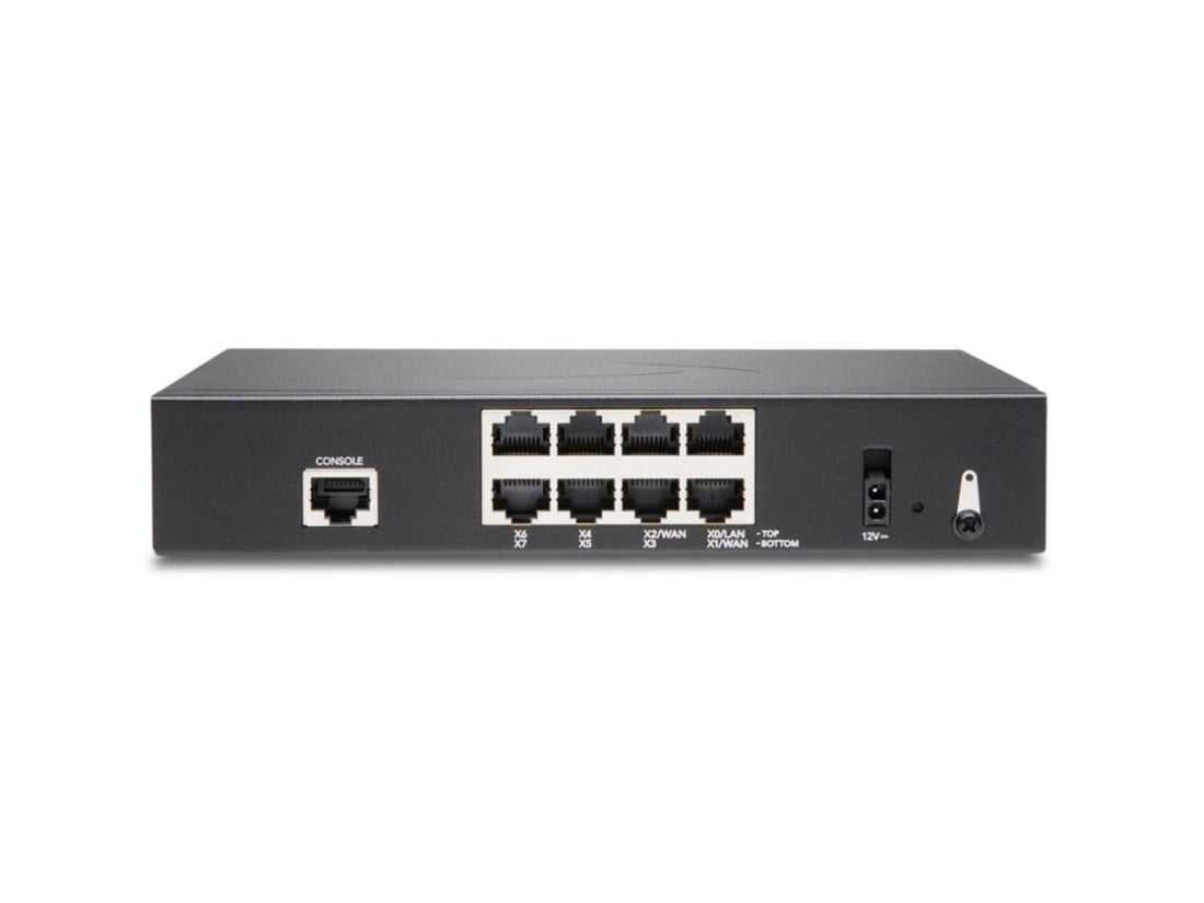 SonicWall 02-SSC-6447 TZ470 Firewall - Rear View | Alo Tech Solutions
