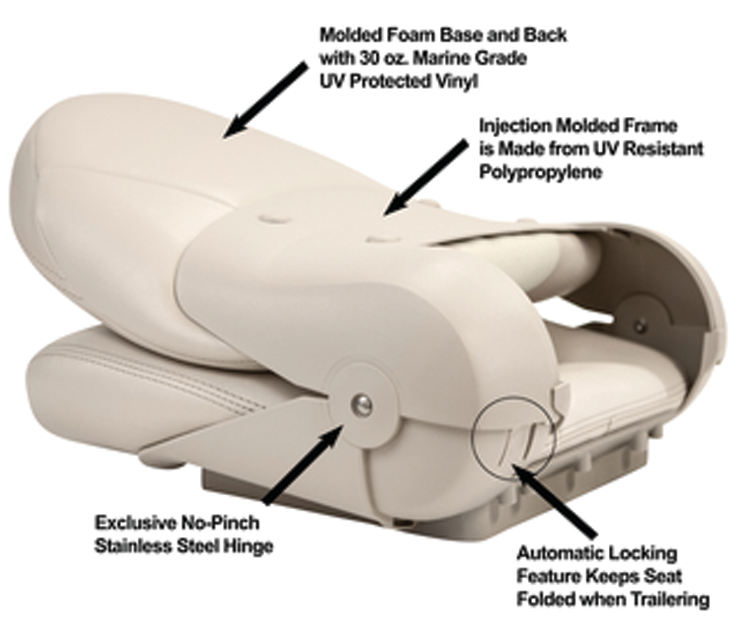 Tempress 54919 Navistyle High Back Seat, Tan/Sand