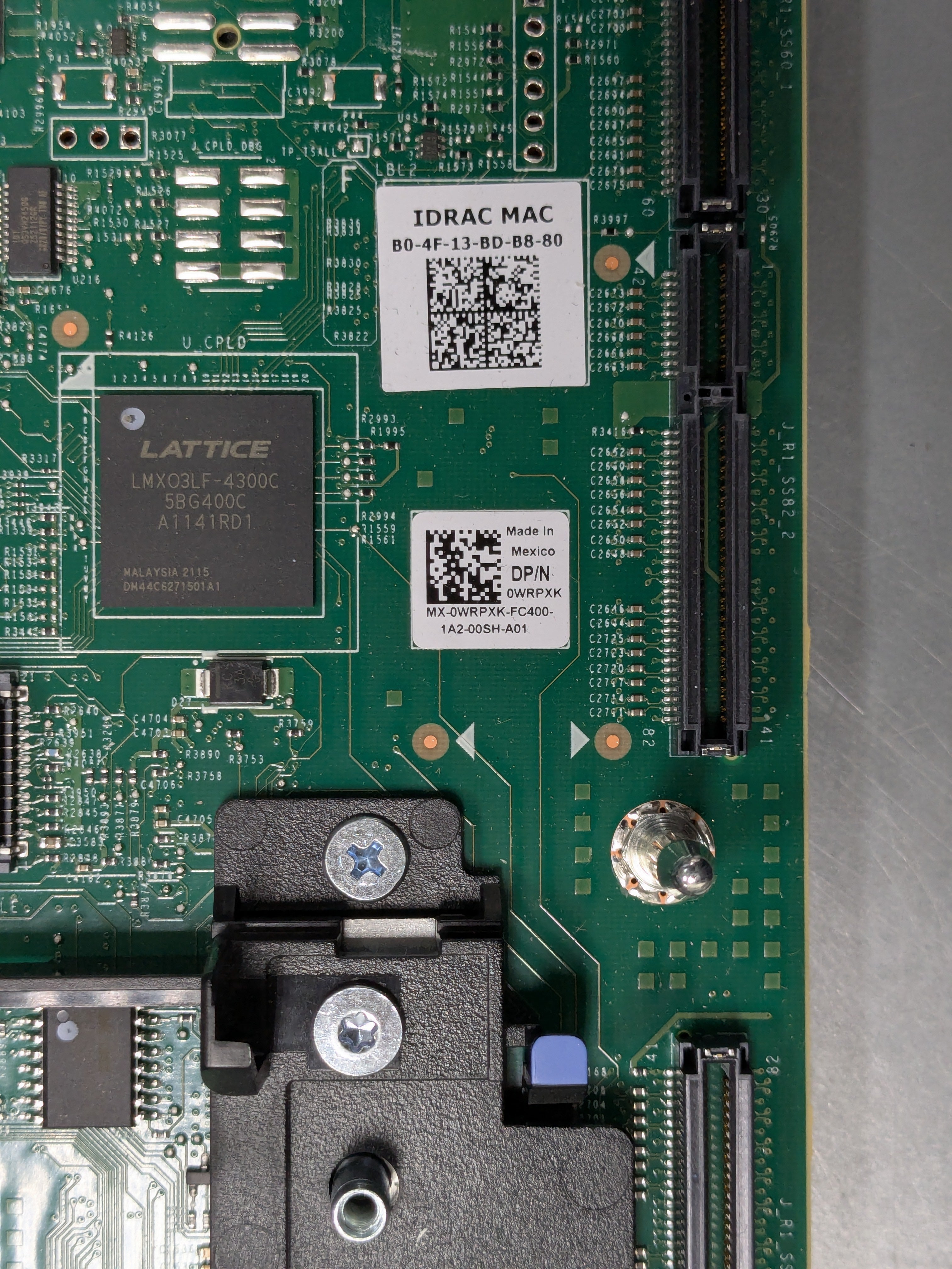 Dell WRPXK Main System Motherboard Assembly for PowerEdge R740 R740XD w/ iDRAC