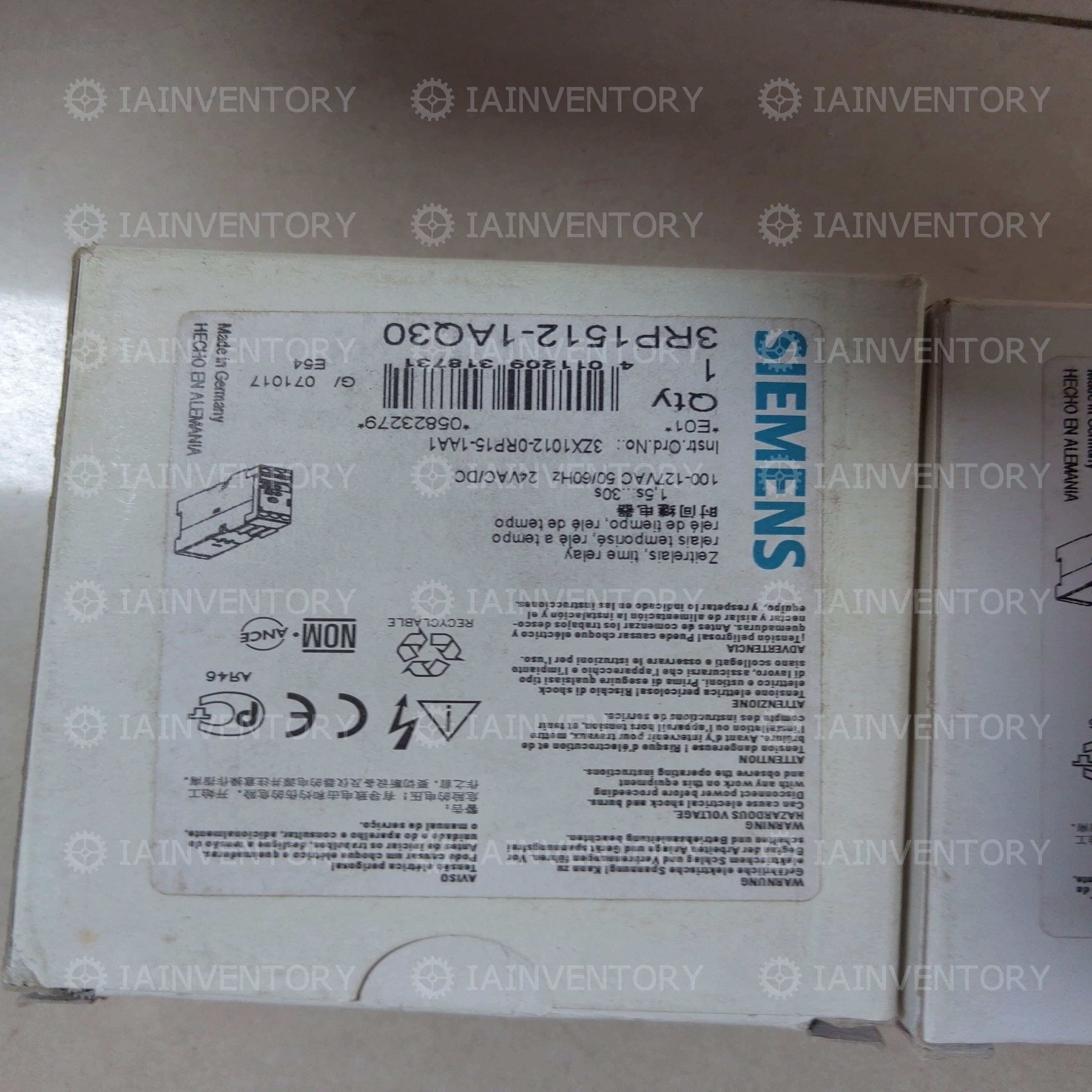 SIEMENS 3RP1512-1AQ30