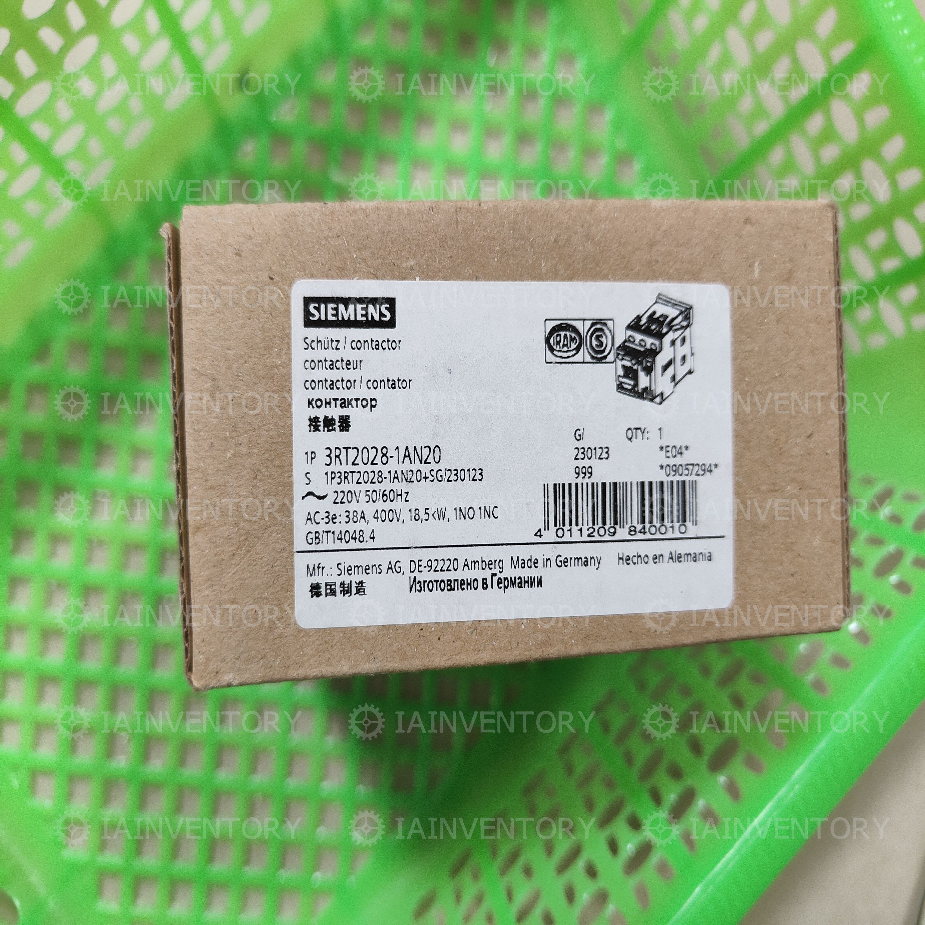 Siemens 3RT2028-1AN20 Module 3RT20281AN20