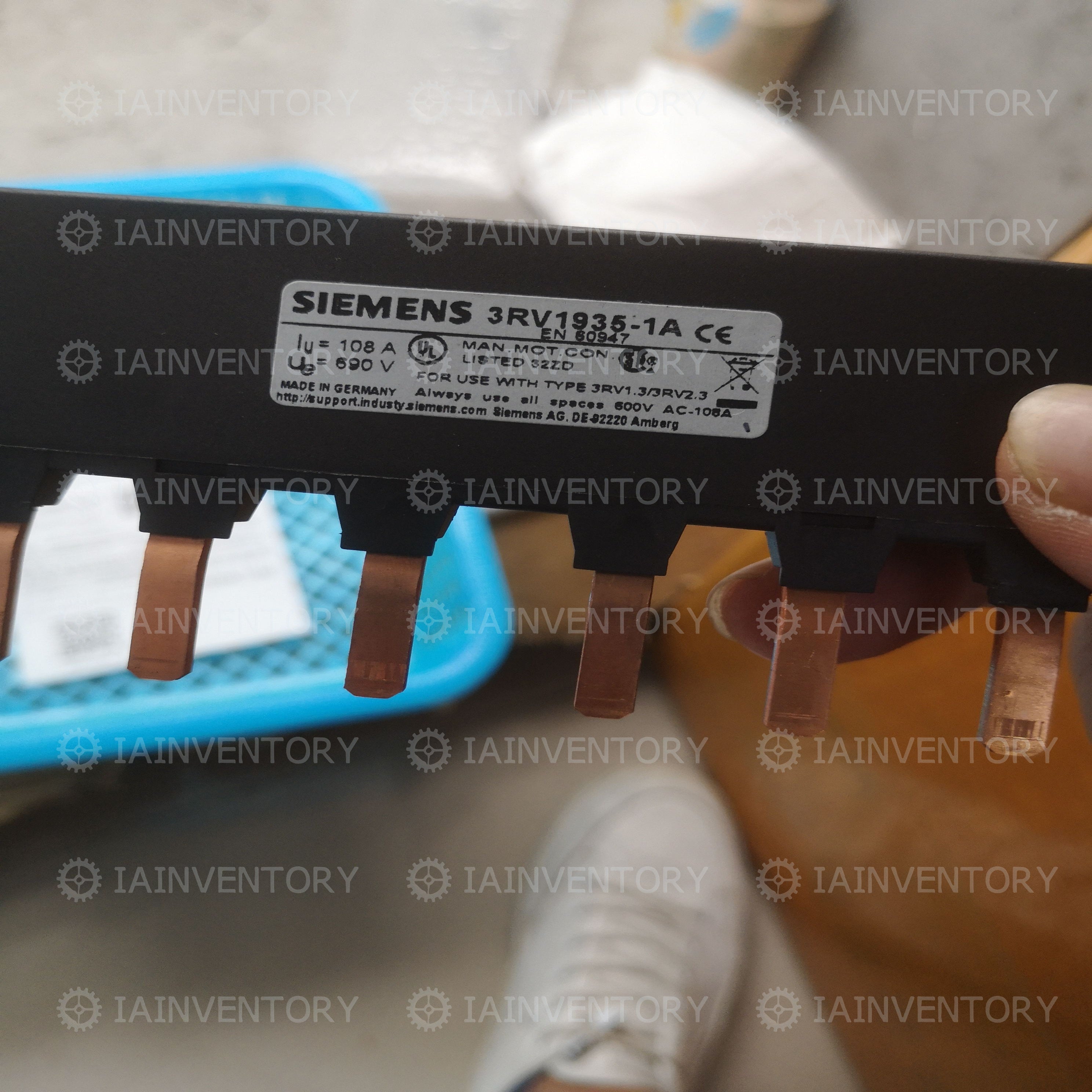 Siemens 3-Phasen-Sammelschiene 3RV1935-1A 3-phase busbar S2 Schiene 55mm
