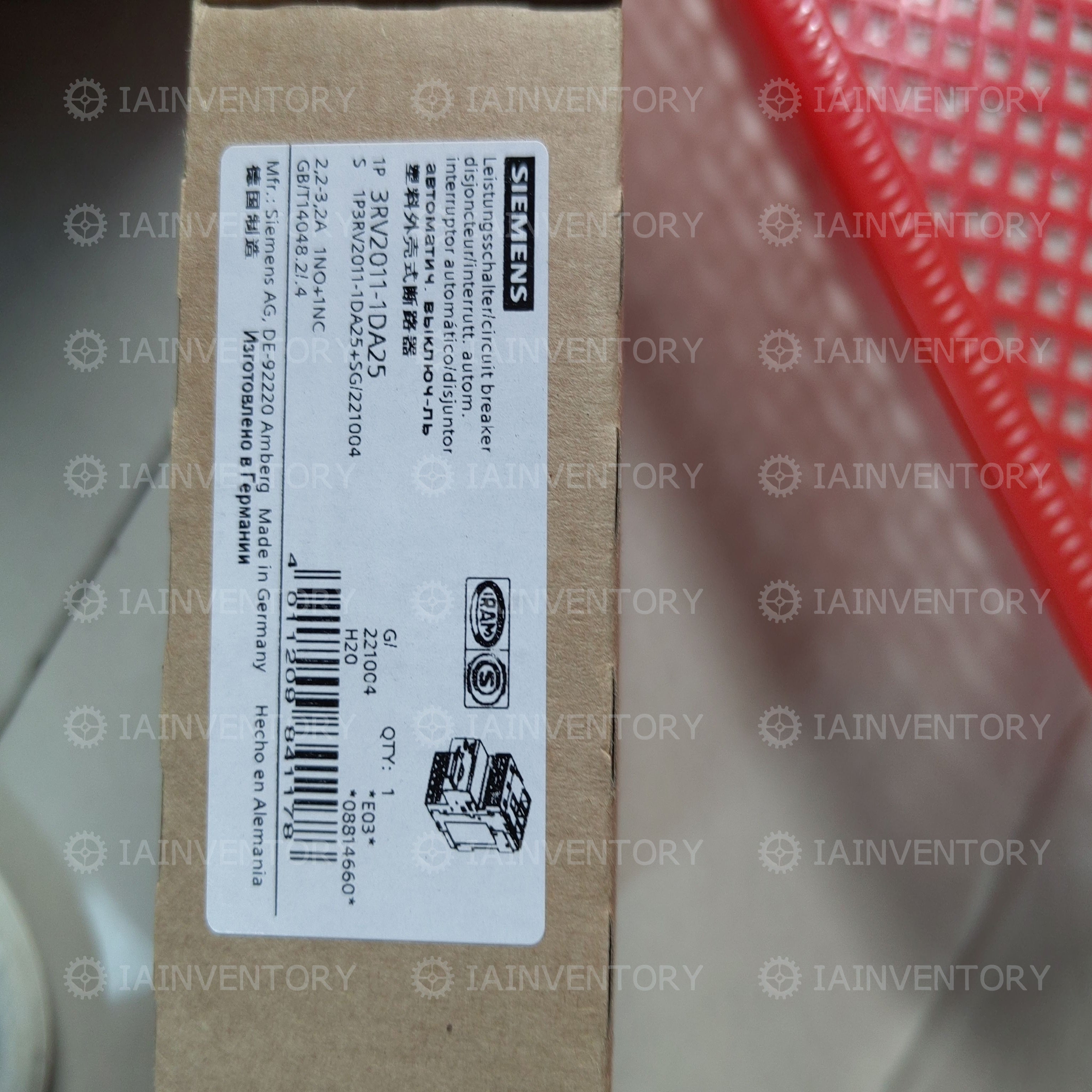 SIEMENS 3RV2011-1DA25