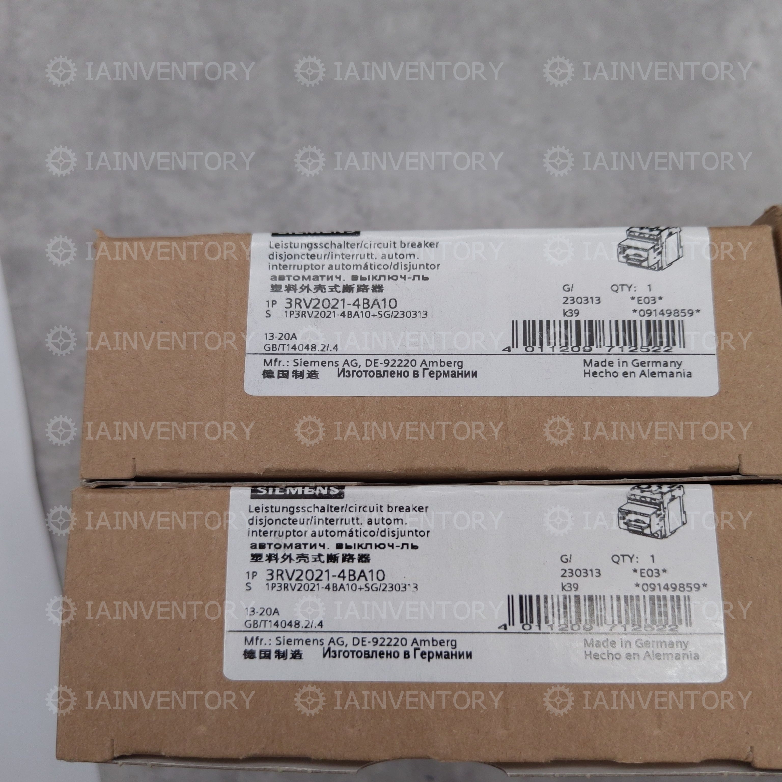 1PC? SIEMENS 3RV2021-4BA10 Circuit Breaker 13-20A