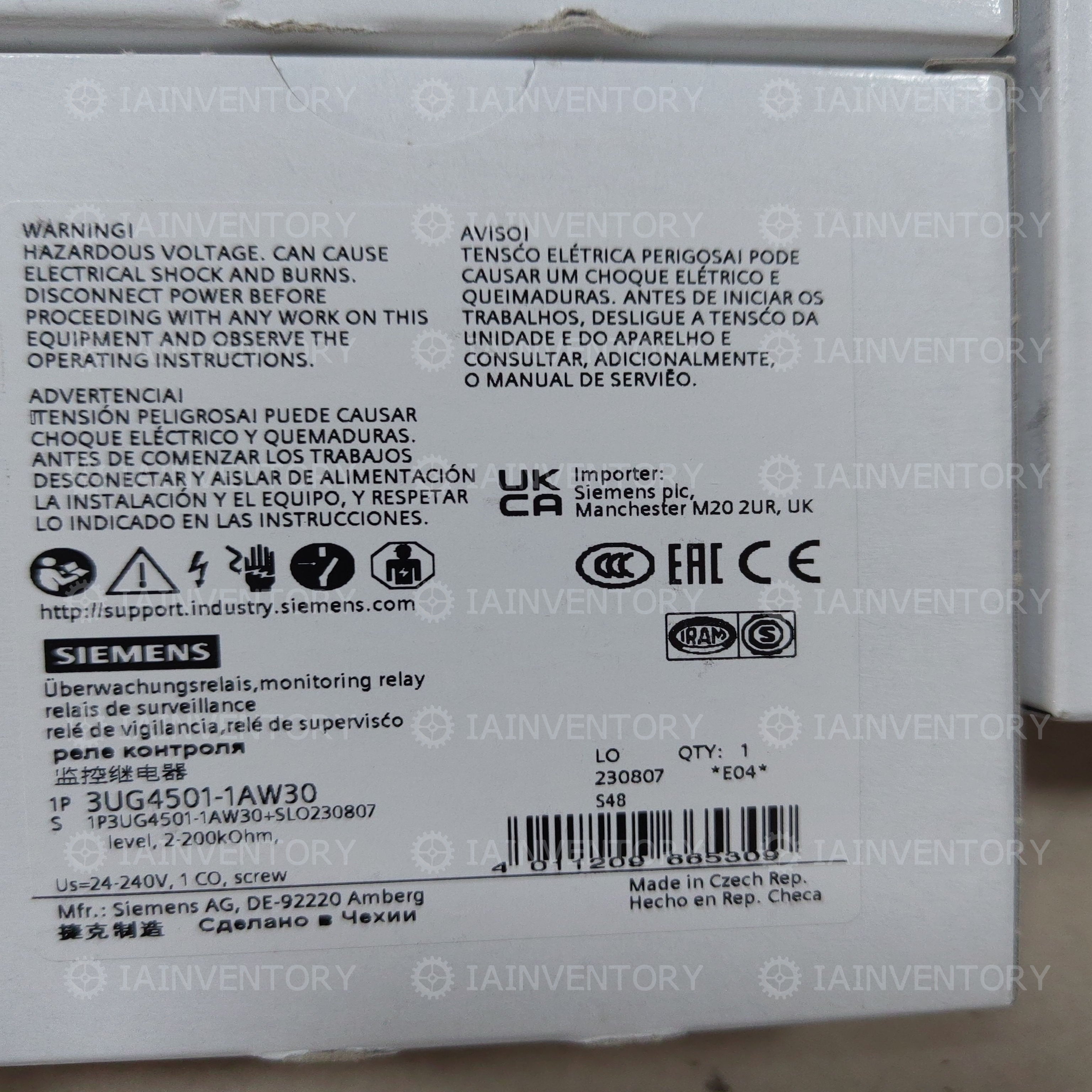 Siemens 3UG4501-1AW30