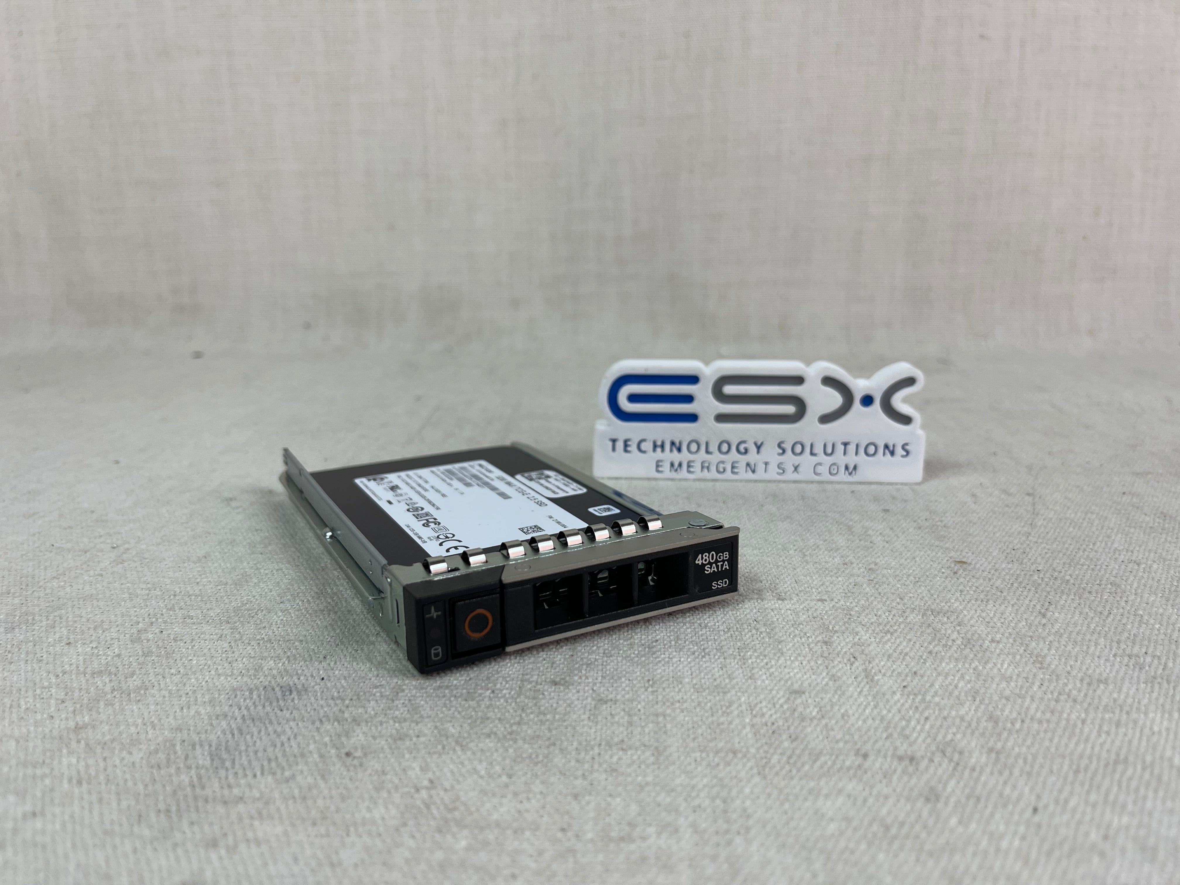 Dell RDFW3 480GB 6Gb/s 2.5” SATA SSD Micron 5200 MAX TCG-E MTFDDAK480TDN