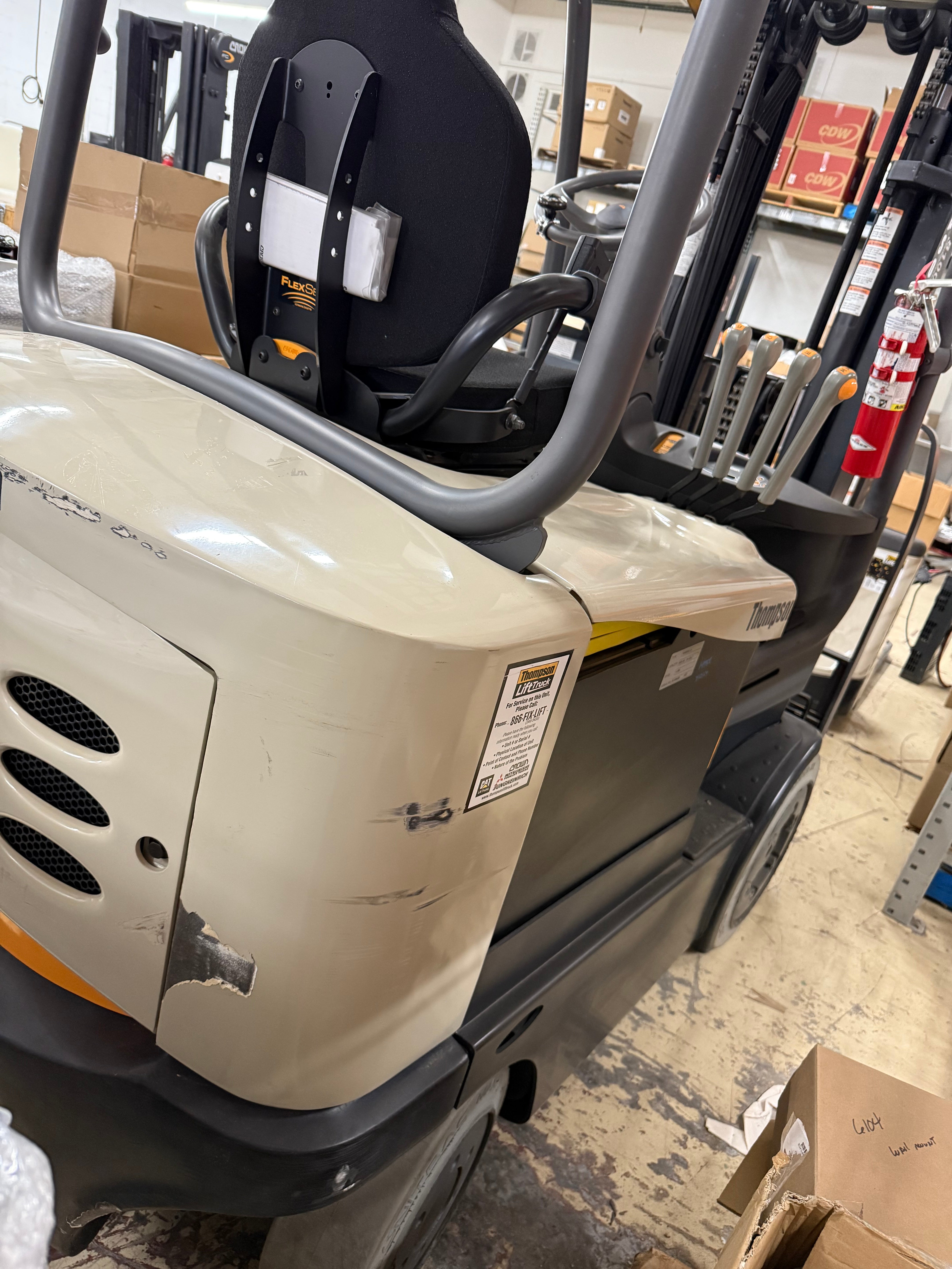 Crown FC5215-50 Electric Forklift Sit-down rider lift | Odometer 173 *See notes*