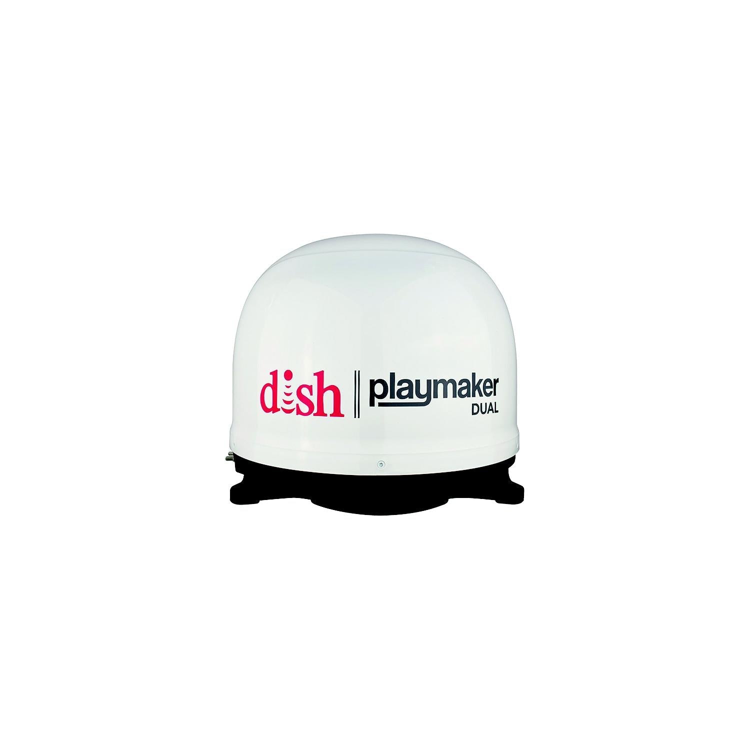 Winegard Co. PL-8000 Winegard White Dish Playmaker Dual Portable Satellite RV TV, Antenna w/o Receiver