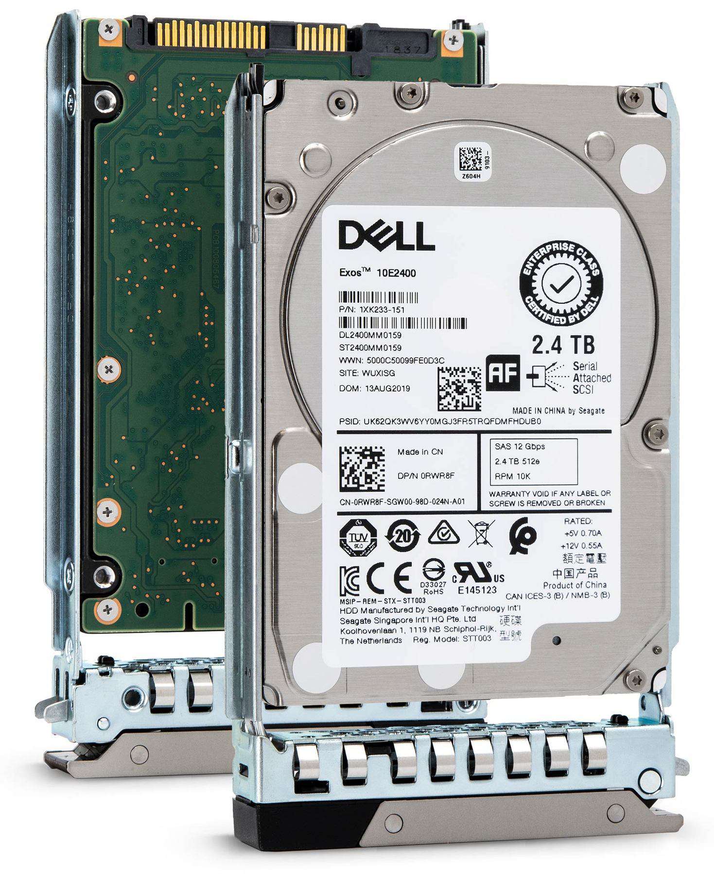Dell G14 400-AVEZ 2.4TB 10K RPM SAS 12Gb/s 512e 2.5" Hard Drive