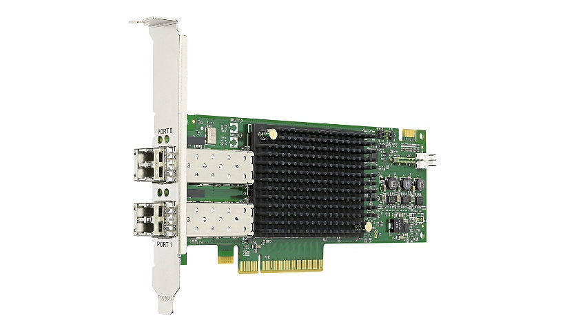 Emulex LPe32002-M2 Gen 6 (32Gb, dual-port HBA - host bus adapter - PCIe 3.0 x8 - 32Gb Fibre Channel Gen 6 x 2