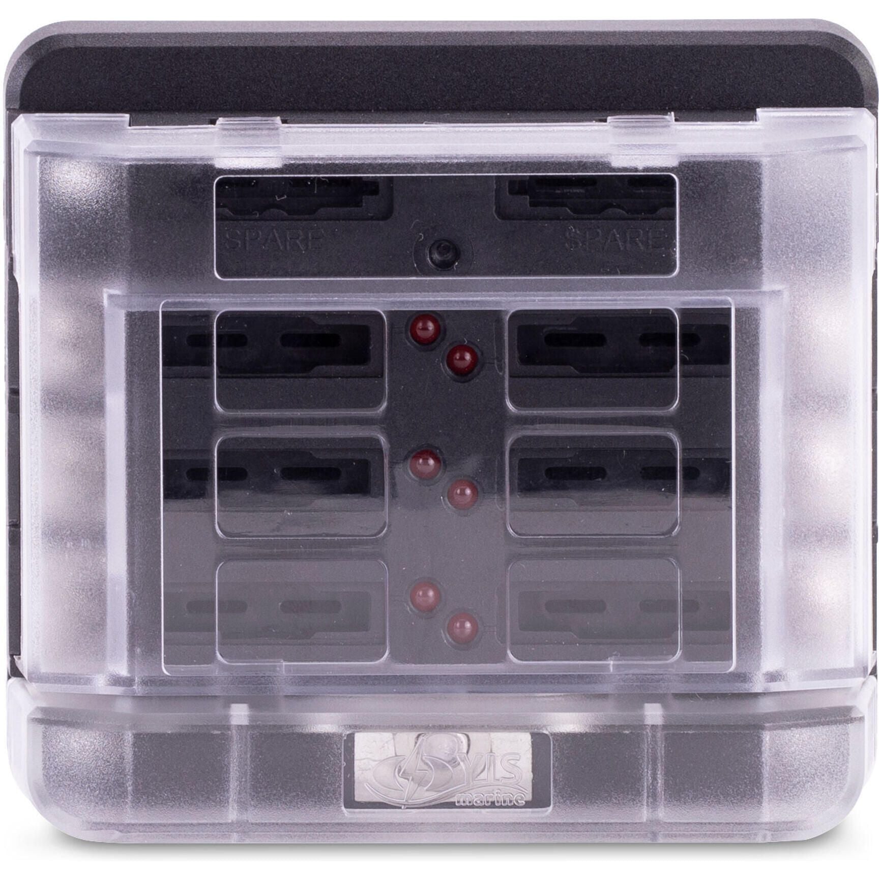 Sierra FS40800 408 Series Fuse Block W/Cover, 6-Gang