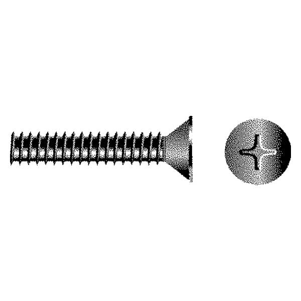 Seachoice SC0759 Phillips Machine Screw Flat Head, 8-32 x 3/4"