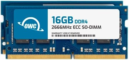 64GB (2x32GB DDR4 2666MHz PC4-21300 CL19 2RX8 ECC Unbuffered SODIMM 1.2V 260-pin Memory RAM