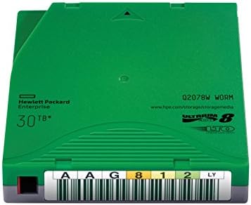 Hewlett Packard Enterprise LTO Ultrium Worm 8-12 TB / 30 TB - Write-on Labels - Green