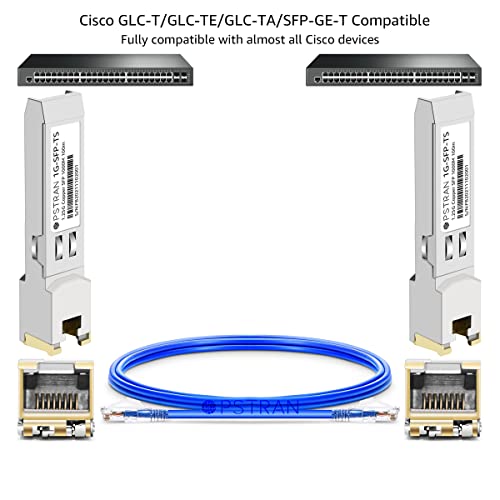 1000BASE-SX SFP Optical Transceiver Module Compatible with HPE Aruba J4858D J4858DCM JL745A Q8N53A ProCurve J4858C J4858B J4858A 850nm 550m DDM Duplex LC MMF 10pcs/Pack