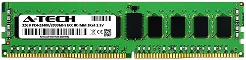 A-Tech 64GB Kit (2x32GB DDR4 3200MHz PC4-25600 ECC RDIMM 2Rx4 Dual Rank 1.2V ECC Registered DIMM 288-Pin Server & Workstation RAM Memory Upgrade Modules (A-Tech Enterprise Series