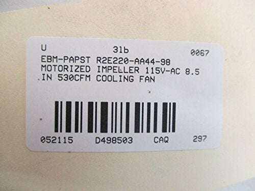EBM-PAPST R2E220-AA44-98 115V-AC 220MM COOLING FAN D498503
