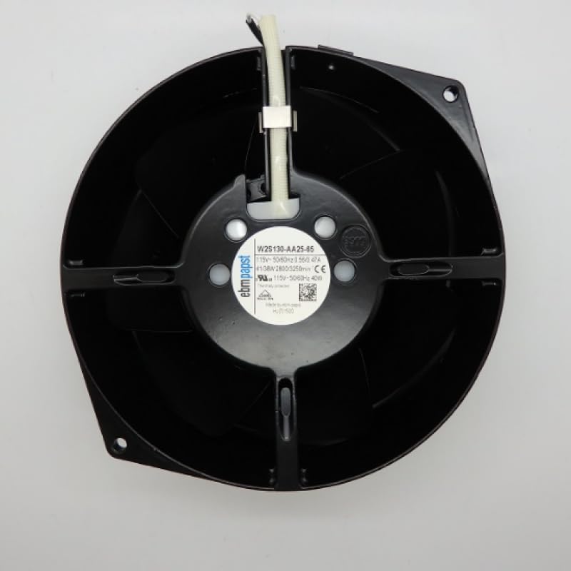 ebm-papst W2S130-AA25-65 Fan; AC; 115V; 150x55mm; Round; 224CFM; 53dBA; Leadwires