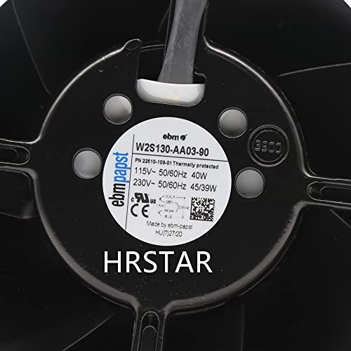 Original New Fan W2S130-AA03-90 115VAC/230VAC 0.26/0.62A 365m3/h 172 X150 X 55mm 2800min-1（r/min）Axial Fans