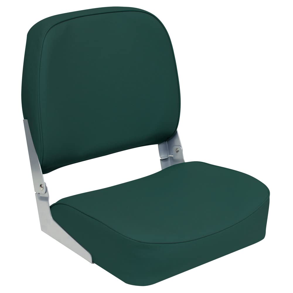 Wise Seats 3313-713 Wise Promotional Marine Grade Vinyl 16.25" D Ã— 16" W Ã— 18", H Low Back Boat Seat, Green