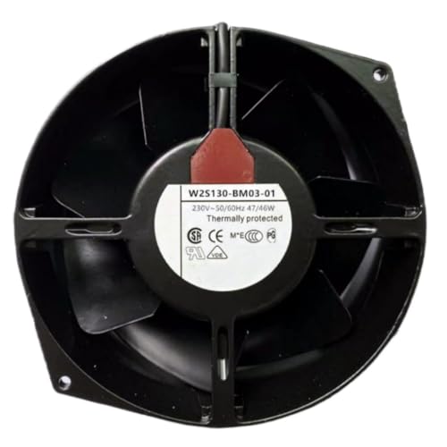 W2S130-BM03-01 Fan 17.2CM for 230V 47/46W 17255 172X150X55MM 2-Wire Cooling Fan