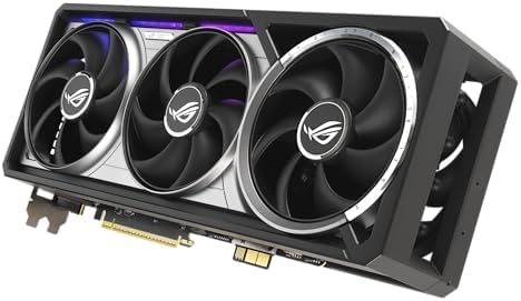 ASUS ROG Astral GeForce RTX 5090 White OC Edition Gaming Graphics Card (PCIe 5.0, 32GB GDDR7, HDMI/DP 2.1, 3.8-slot, 4fan design, Axial-tech fans, patented vapor chamber, Phase-change GPU thermal pad
