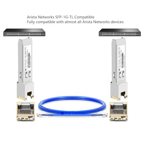 1000BASE-SX SFP Optical Transceiver Module Compatible with HPE Aruba J4858D J4858DCM JL745A Q8N53A ProCurve J4858C J4858B J4858A 850nm 550m DDM Duplex LC MMF 10pcs/Pack