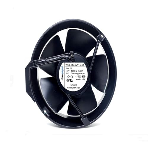 for W2E143-AA15-01 115V 24/26W 172MM Fan - 3uF 17CM 172X51MM All Metal Fan