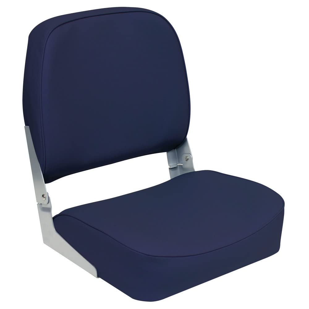 Wise Seats 3313-711 Wise Promotional Marine Grade Vinyl 16.25" D Ã— 16" W Ã— 18", H Low Back Boat Seat, Navy