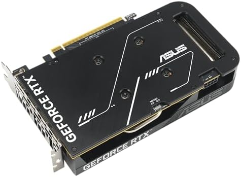 ASUS Dual NVIDIA GeForce RTX 3050 6GB OC Edition Gaming Graphics Card - PCIe 4.0, 6GB GDDR6 Memory, HDMI 2.1, DisplayPort 1.4a, 2-Slot Design, Axial-tech Fan Design, 0dB Technology, Steel Bracket