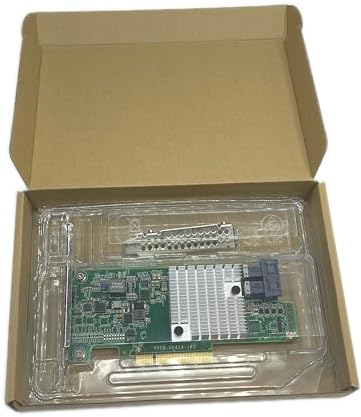 LSI 9300-8i Controller HBA Card, LSI 3008 SATA SAS Host Bus Adapter. 2 * SFF-8643 Internal 12Gbps, PCI-e 3.0 x8. IT Mode Firmware. Non RAID.