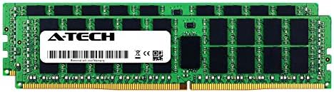 A-Tech 64GB Kit (2 x 32GB for Dell Precision 5810 - DDR4 PC4-19200 2400Mhz ECC Registered RDIMM 2Rx4 - Server Memory Ram Equivalent to OEM SNPCPC7GC/32G (AT316773SRV-X2R1