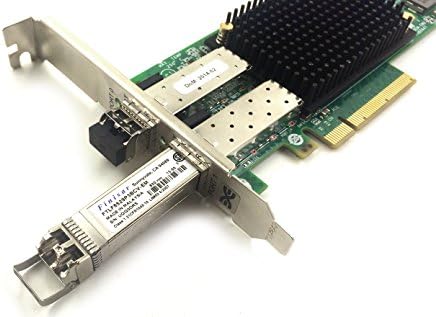 Emulex 16Gb Dual Port PCIe Host Bus Adapter LPE16002B-E w/ 2x FTLF8529P3BCV-EM Finistar Transceivers & Warranty