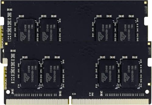 Timetec 16GB DDR4 3200MHz (or 2933MHz or 2666MHz PC4-25600 Non-ECC Unbuffered 1.2V CL22 2Rx8 Dual Rank 260 Pin SODIMM Laptop Notebook PC Computer Memory RAM Module Upgrade