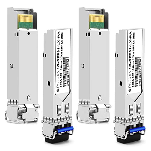 1000BASE-SX SFP Optical Transceiver Module Compatible with HPE Aruba J4858D J4858DCM JL745A Q8N53A ProCurve J4858C J4858B J4858A 850nm 550m DDM Duplex LC MMF 10pcs/Pack