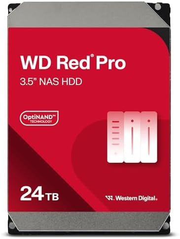 Western Digital WD Red Pro Internal Hard Drive 18 TB CMR 3.5 inch SATA 7200 RPM 512MB NAS WD181KFGX-AJP Eco Package