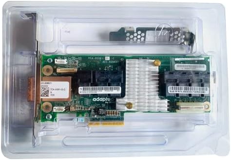 12Gb/s SAS Expander Card Adaptec AEC-82885T, 9-Connector (7X Internal SFF-8643 + 2X External SFF-8644, PCIe Slot Power, SES-2/SGPIO, for LSI HBA/RAID, TrueNAS unRAID Proxmox ESXi JBOD