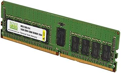 NEMIX RAM 16GB (1X16GB DDR4 2666MHZ PC4-21300 1Rx4 1.2V CL19 288-PIN ECC RDIMM Registered Server Memory Compatible with Cisco UCS B-Series B200 M5 UCS-MR-X16G1RS-H