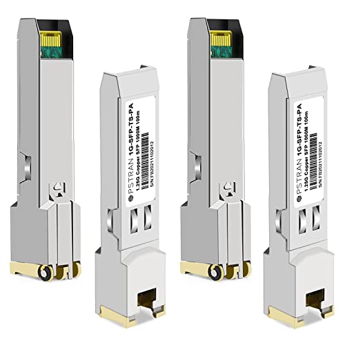 1000BASE-SX SFP Optical Transceiver Module Compatible with HPE Aruba J4858D J4858DCM JL745A Q8N53A ProCurve J4858C J4858B J4858A 850nm 550m DDM Duplex LC MMF 10pcs/Pack